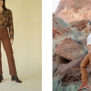 ISO lykke wullf ranch pants in browns or plaids